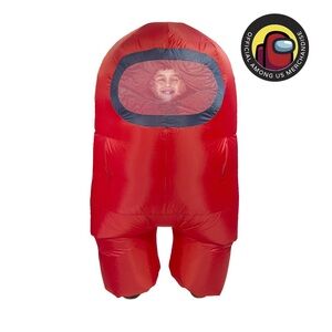 Red Among Us Inflatable Costume.  Worn Once.  One Size.